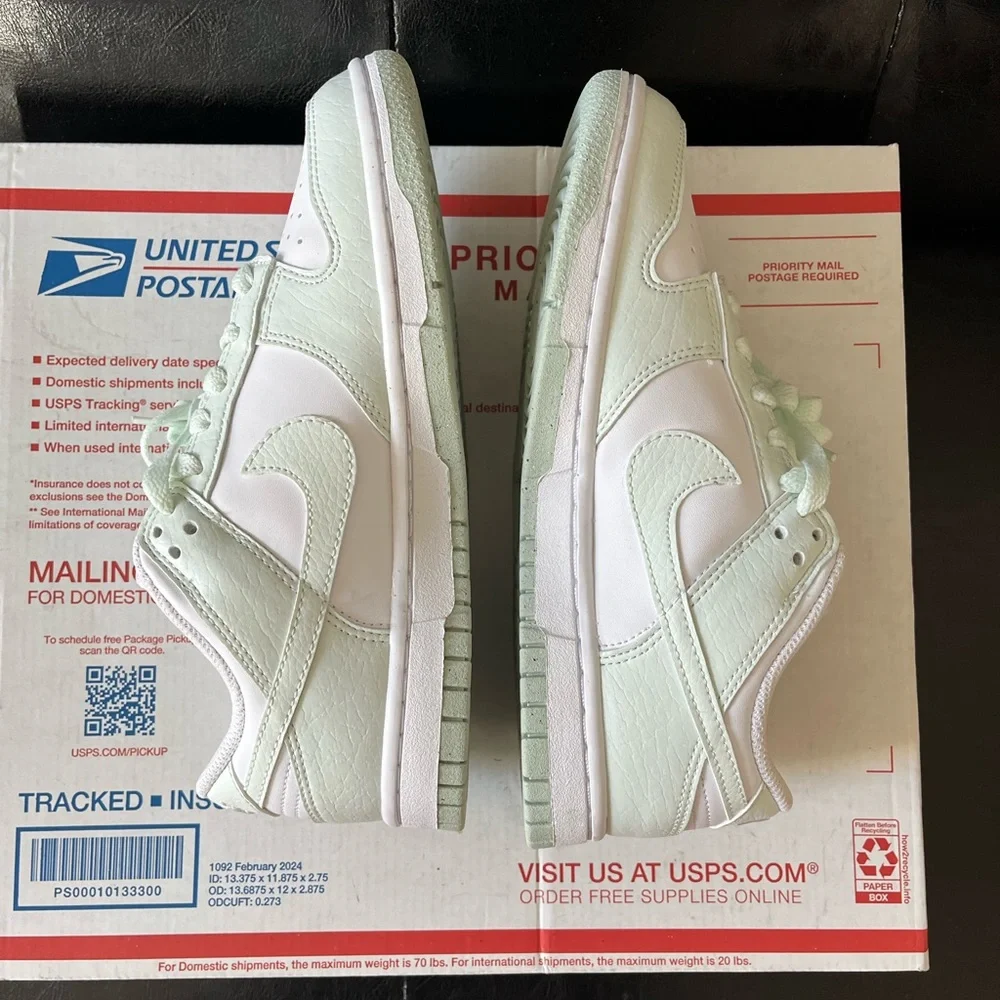 Women’s Nike Dunk‎ Low Next Nature White Mint NWOT No Box Sz 6
